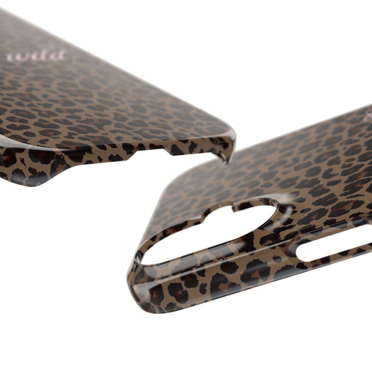 "Stay Wild" Cute Leopard Phone Case