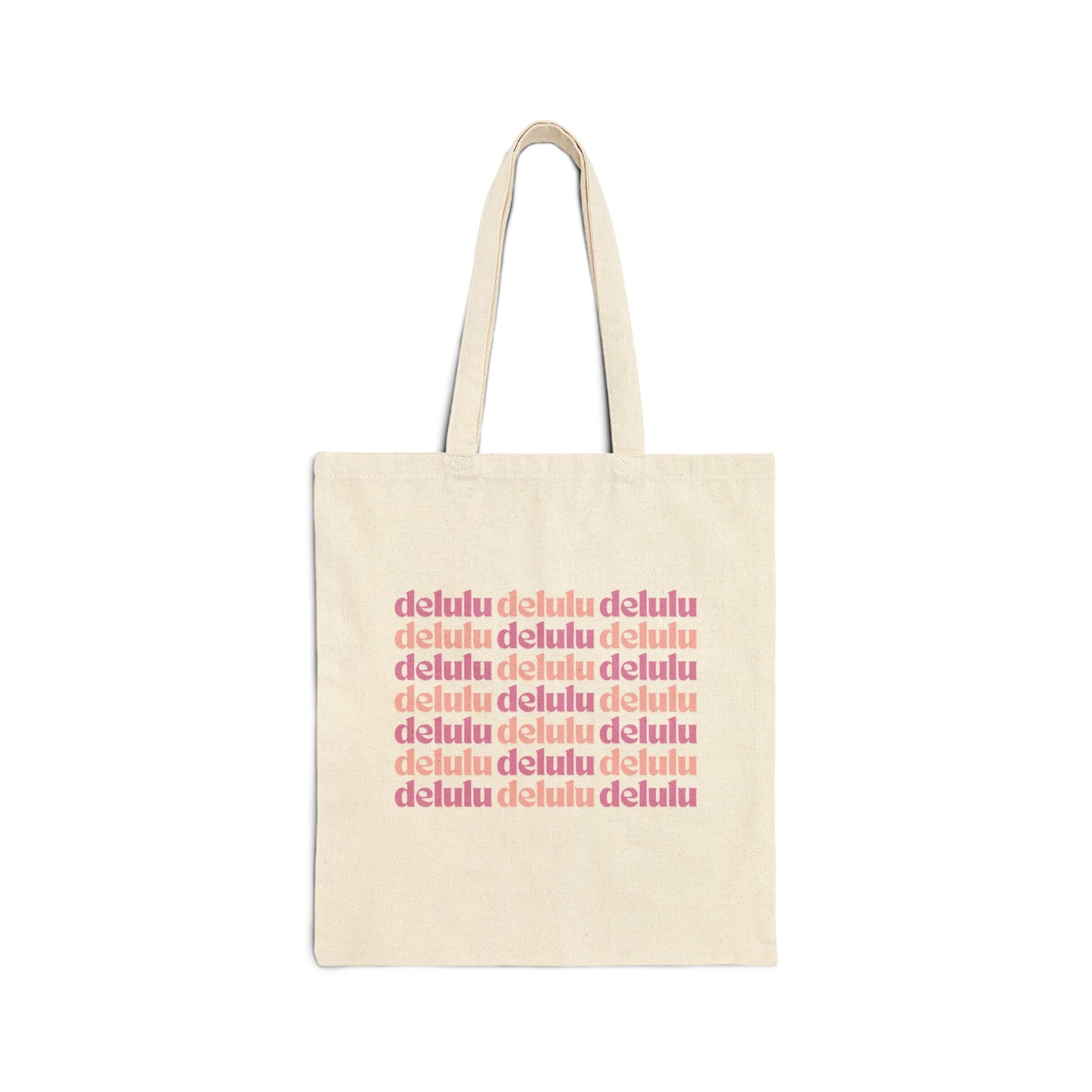 'delulu' Cute Pink Tote Bag