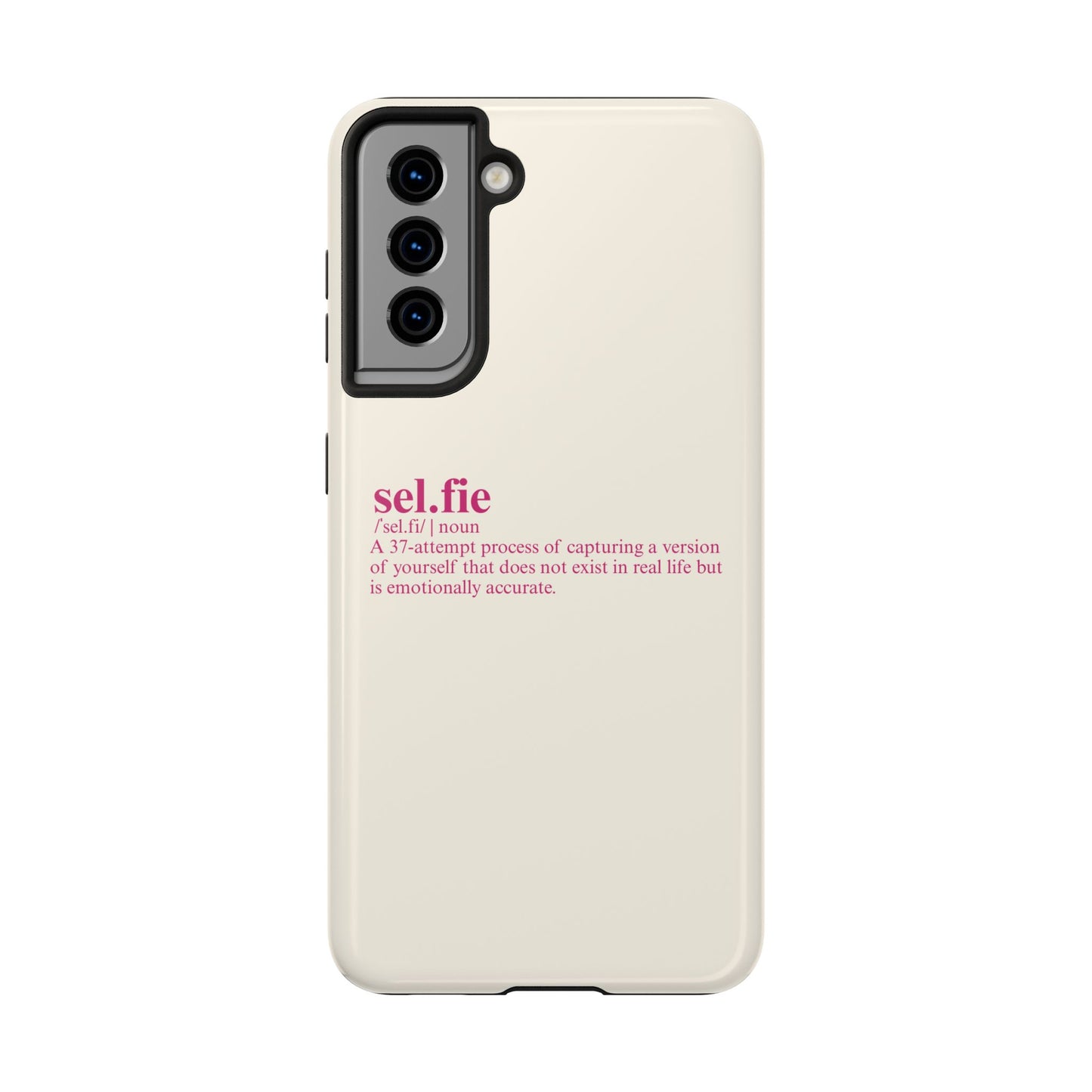 “selfie” Definition Minimalist Phone Case