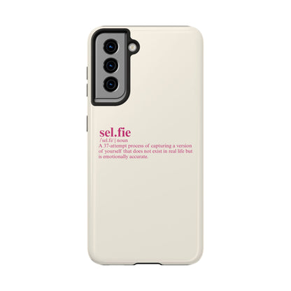 “selfie” Definition Minimalist Phone Case
