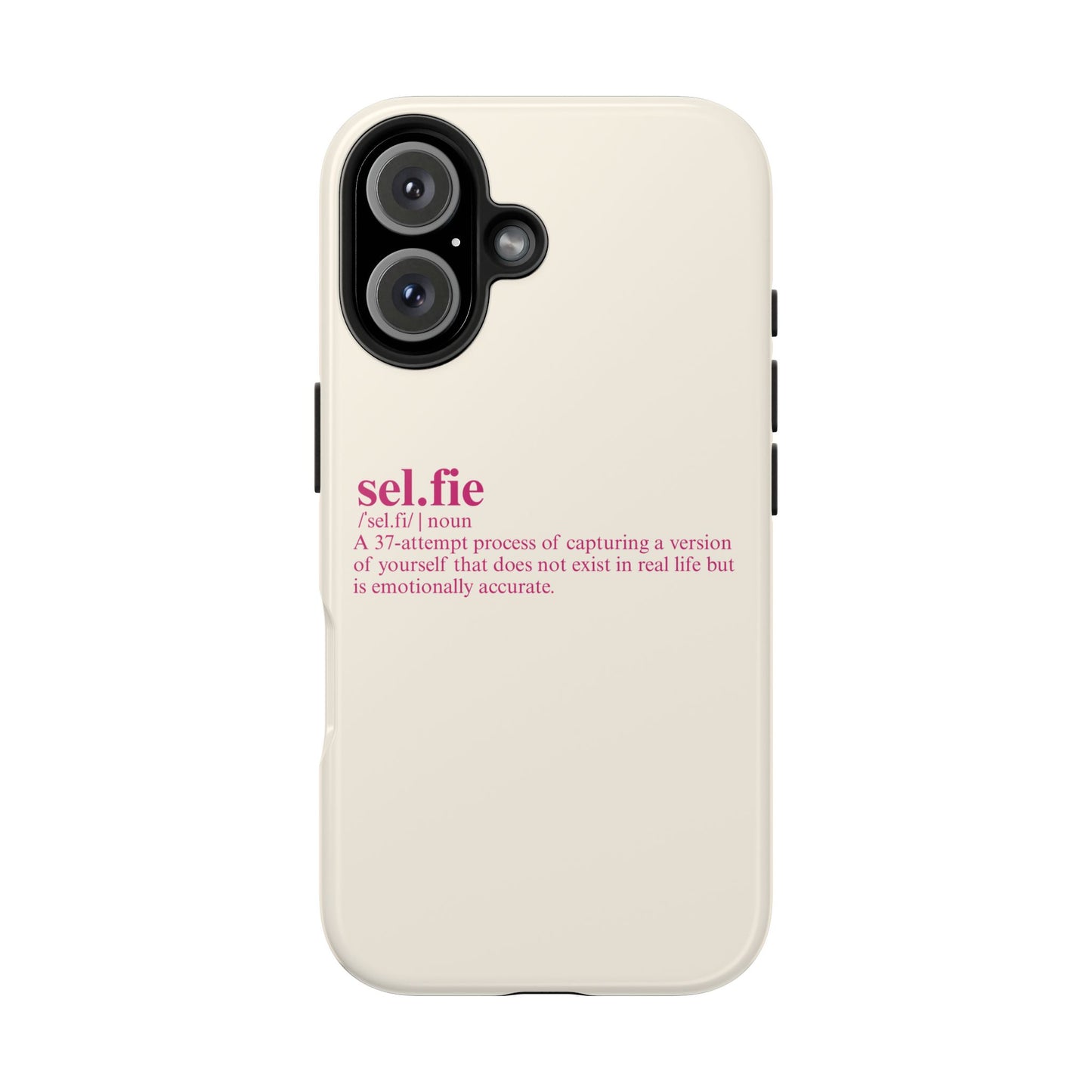 “selfie” Definition Minimalist Phone Case