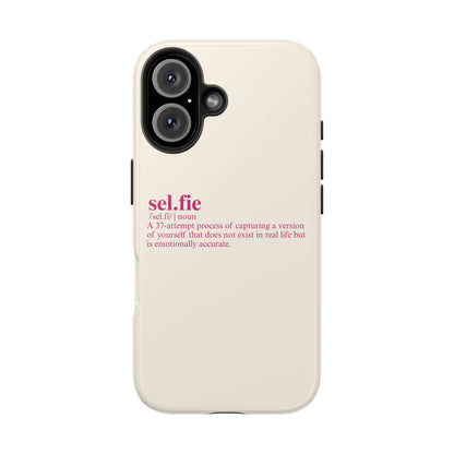 “selfie” Definition Minimalist Phone Case