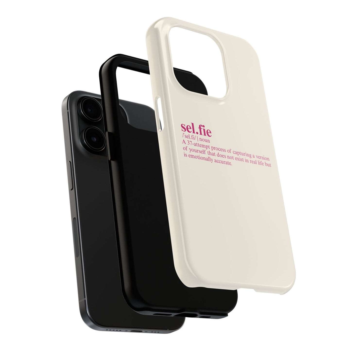 “selfie” Definition Minimalist Phone Case
