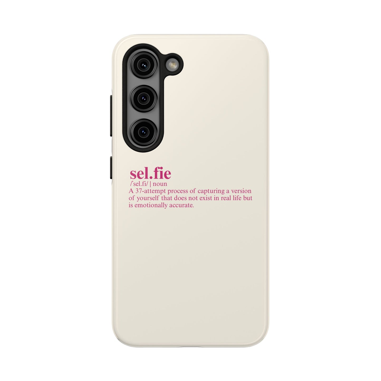 “selfie” Definition Minimalist Phone Case