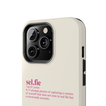 “selfie” Definition Minimalist Phone Case
