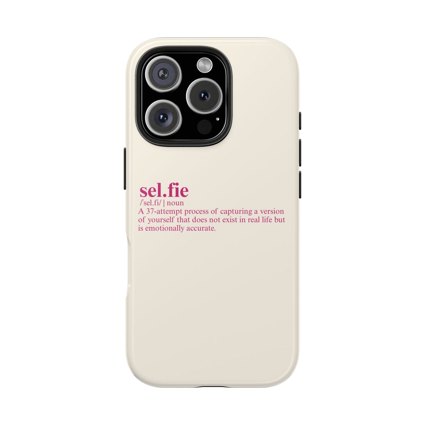 “selfie” Definition Minimalist Phone Case