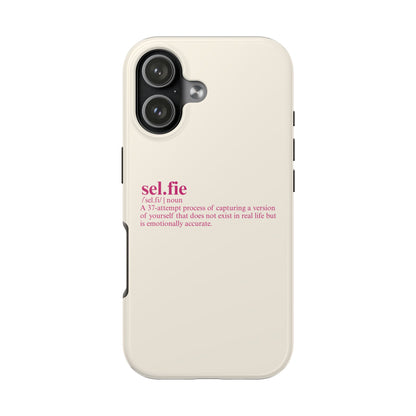 “selfie” Definition Minimalist Phone Case