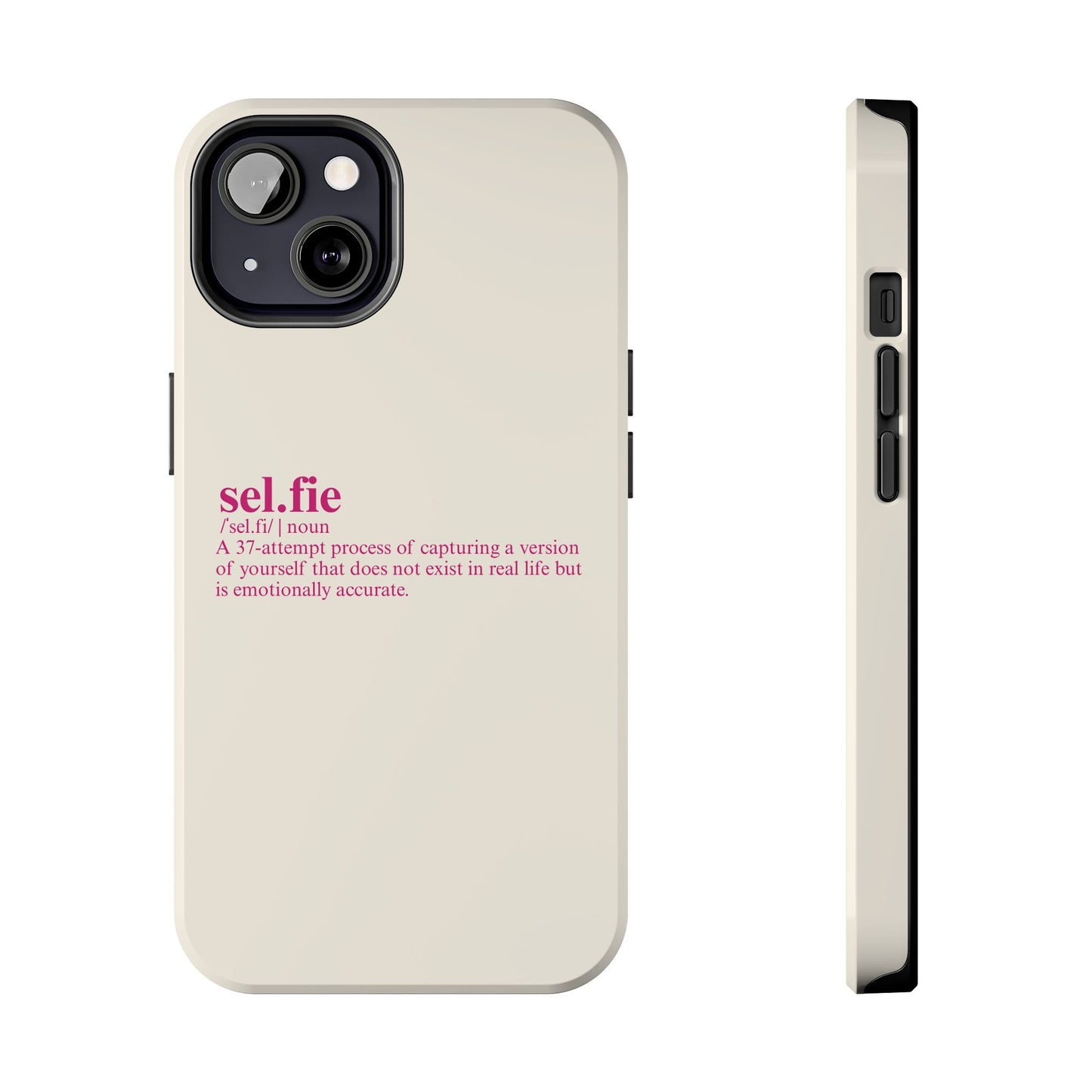 “selfie” Definition Minimalist Phone Case