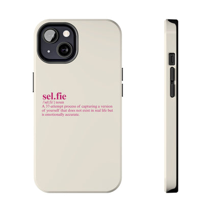 “selfie” Definition Minimalist Phone Case