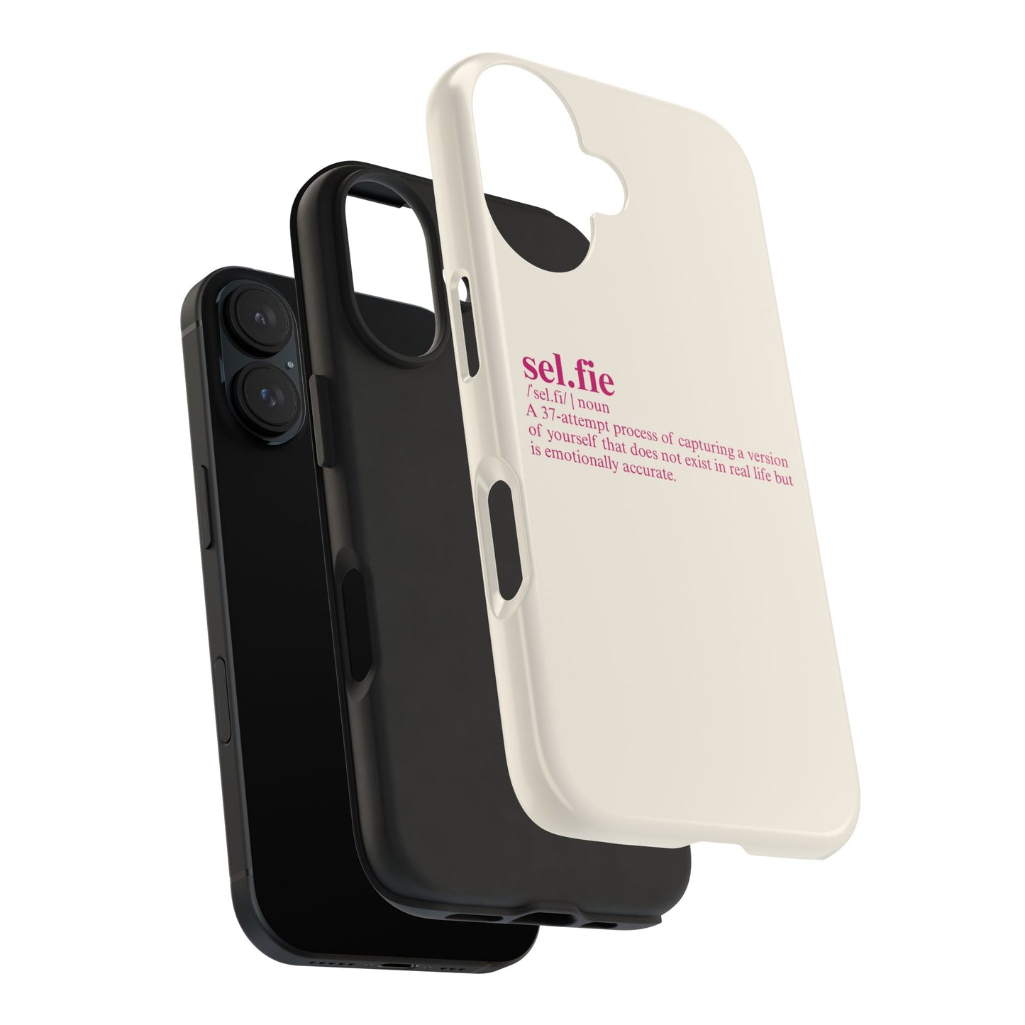 “selfie” Definition Minimalist Phone Case
