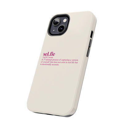“selfie” Definition Minimalist Phone Case