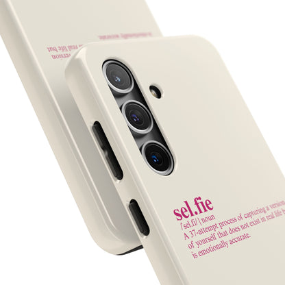 “selfie” Definition Minimalist Phone Case