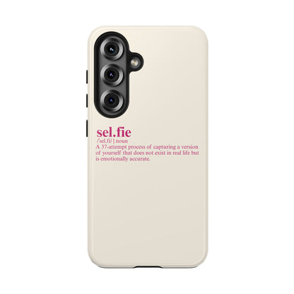 “selfie” Definition Minimalist Phone Case
