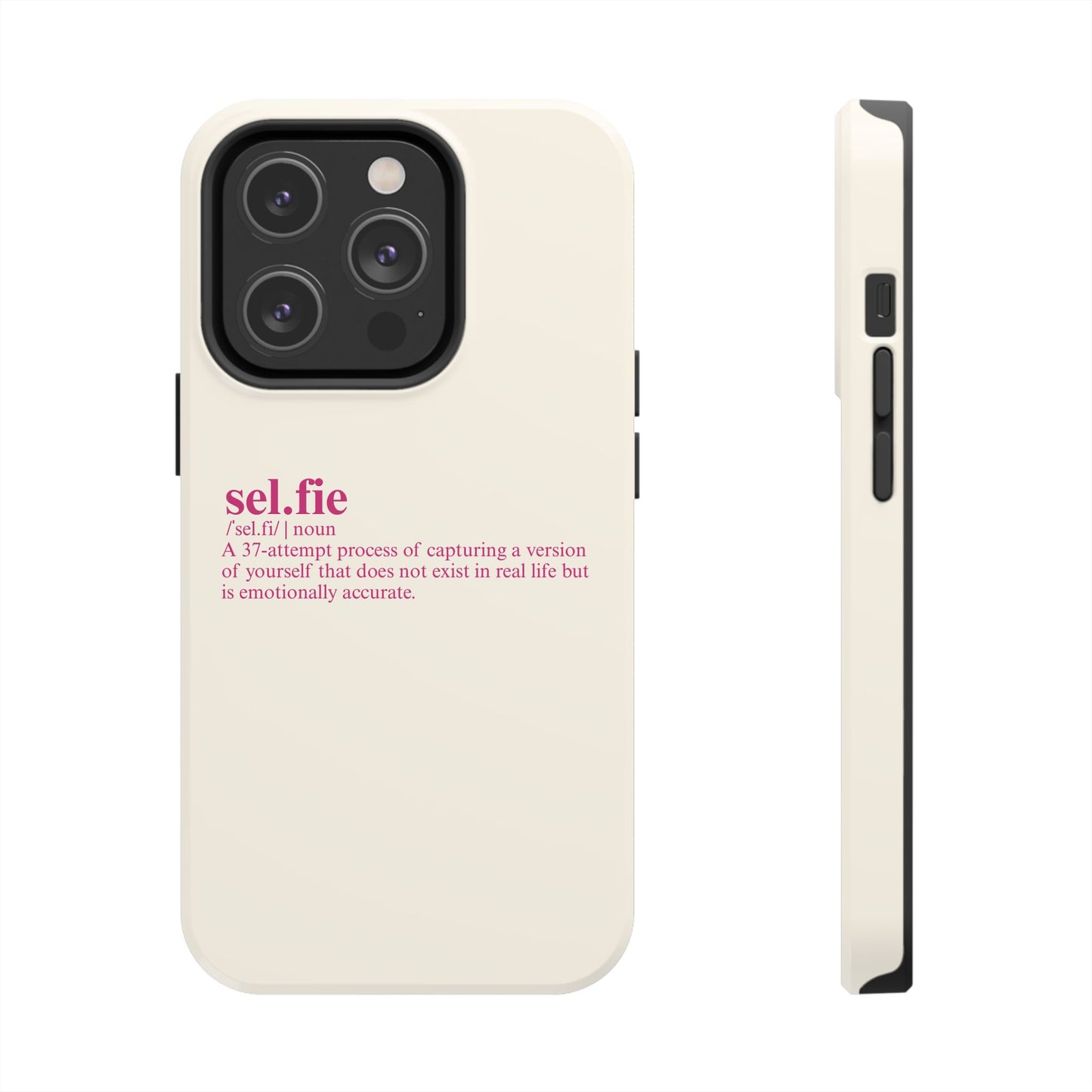 “selfie” Definition Minimalist Phone Case