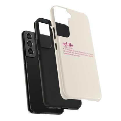 “selfie” Definition Minimalist Phone Case