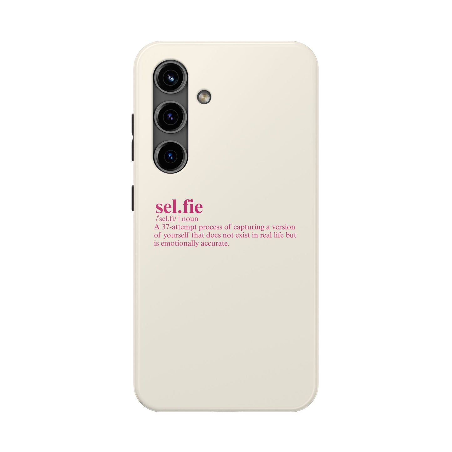 “selfie” Definition Minimalist Phone Case