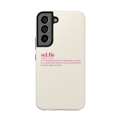 “selfie” Definition Minimalist Phone Case