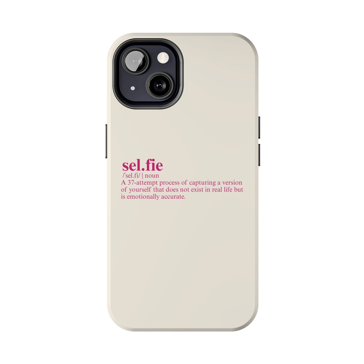 “selfie” Definition Minimalist Phone Case