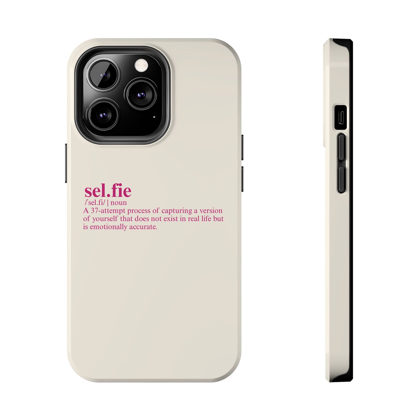 “selfie” Definition Minimalist Phone Case