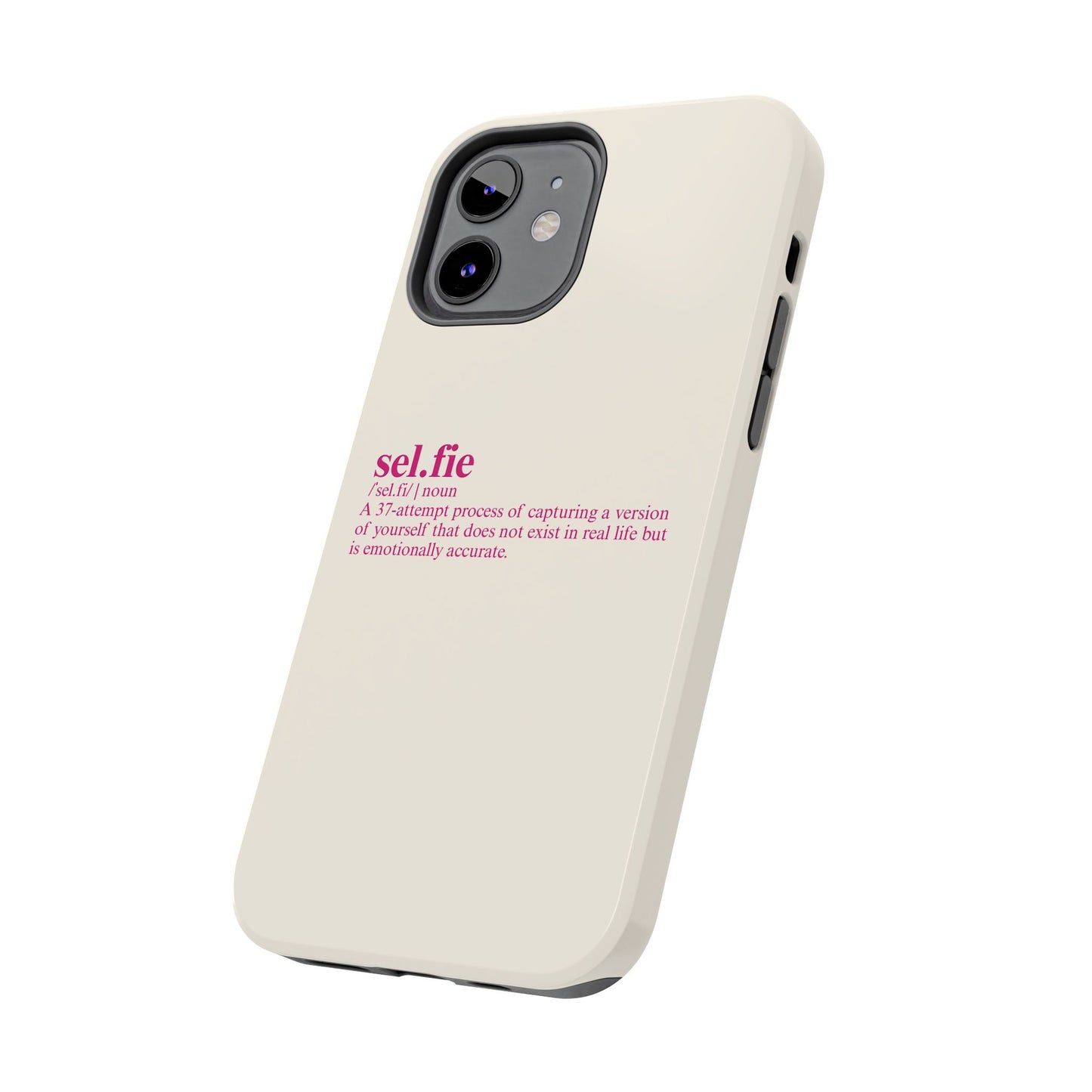 “selfie” Definition Minimalist Phone Case