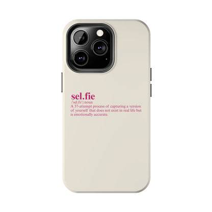 “selfie” Definition Minimalist Phone Case