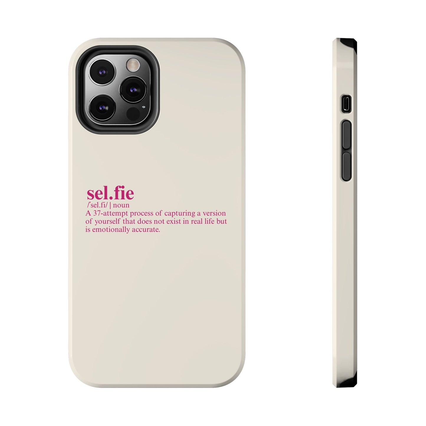 “selfie” Definition Minimalist Phone Case