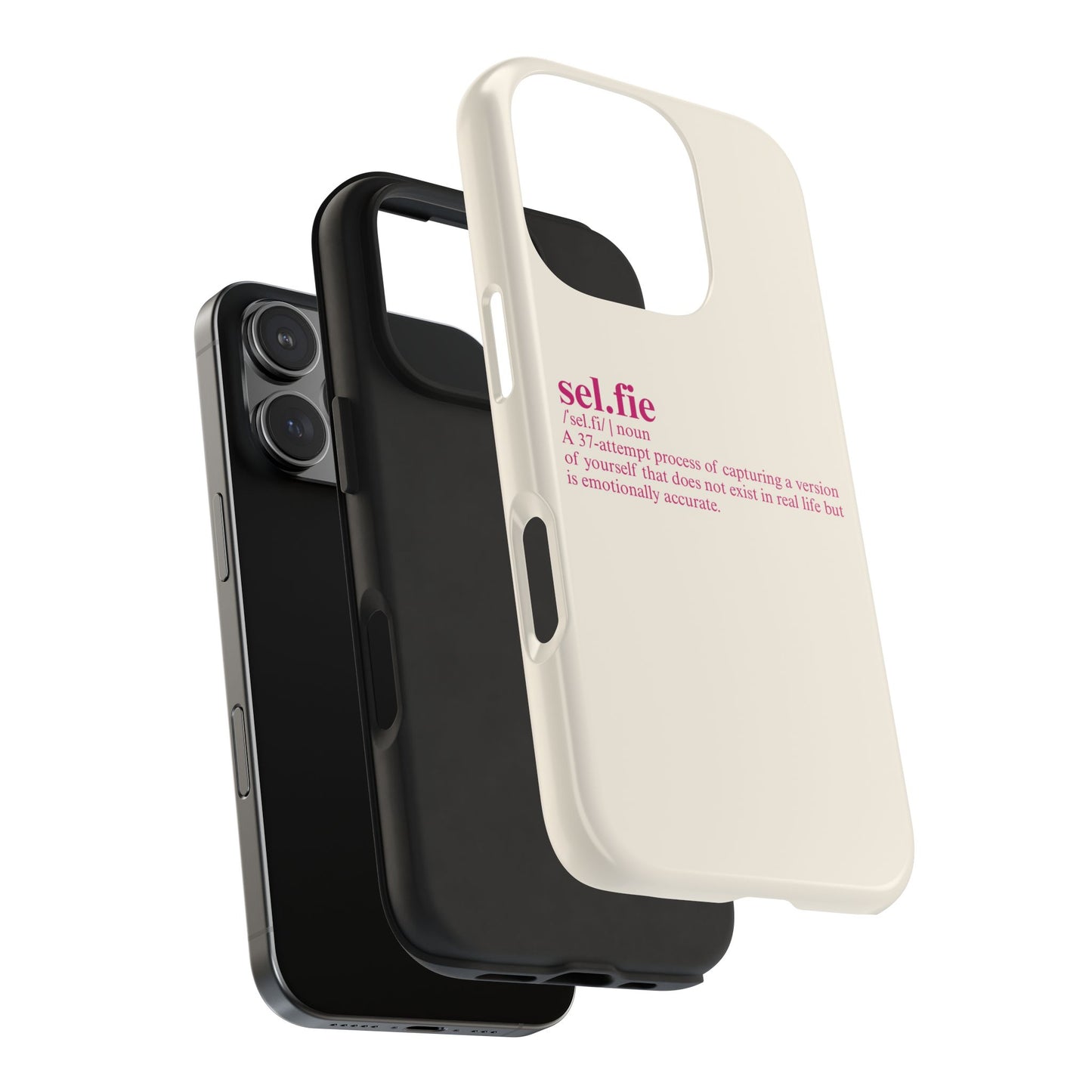 “selfie” Definition Minimalist Phone Case