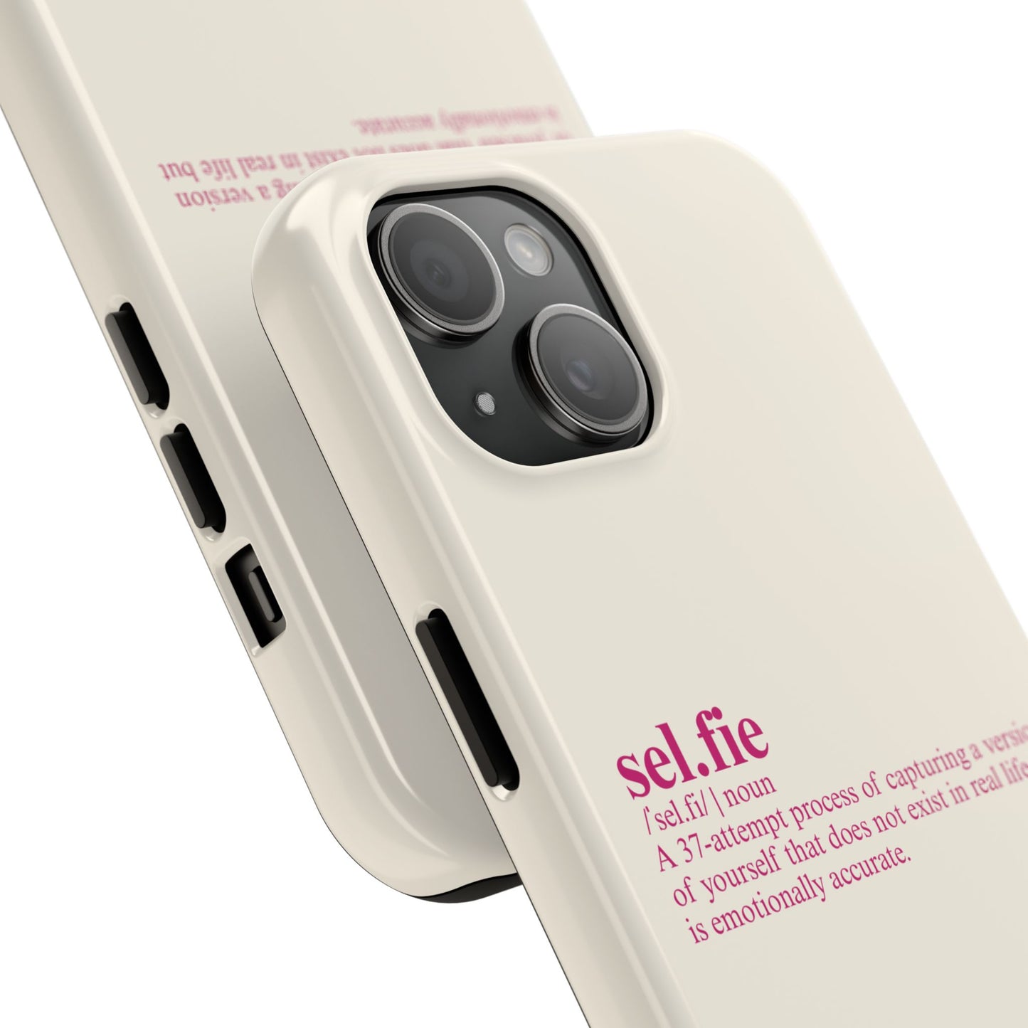 “selfie” Definition Minimalist Phone Case