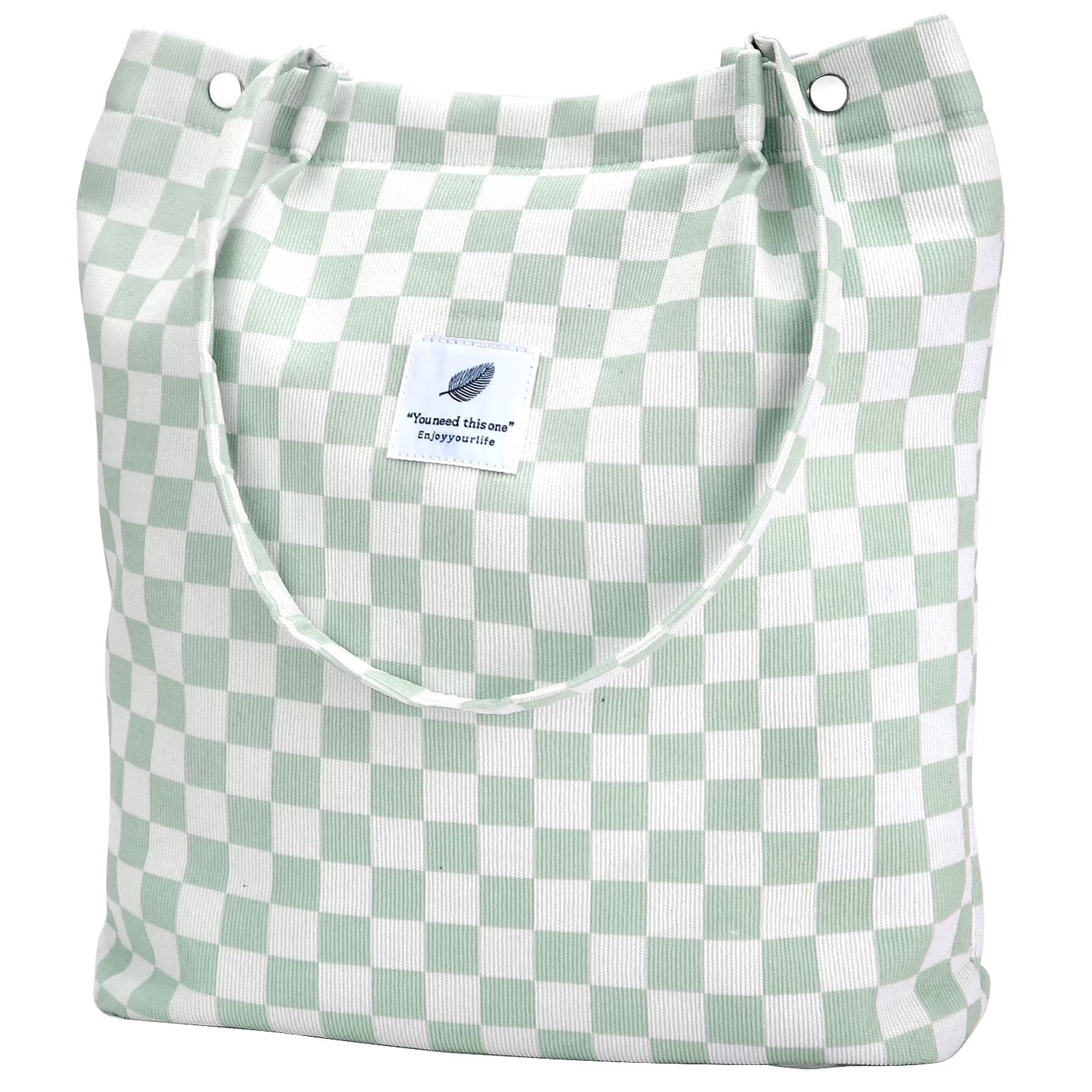 Minty Green Tote Bag