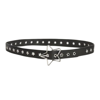 Star Eyelet Rivet Belt