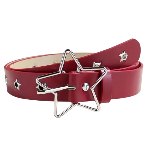 Star Eyelet Rivet Belt