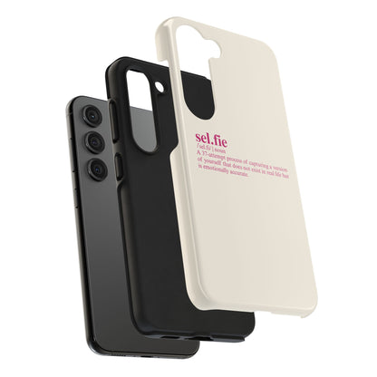 “selfie” Definition Minimalist Phone Case