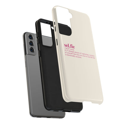 “selfie” Definition Minimalist Phone Case