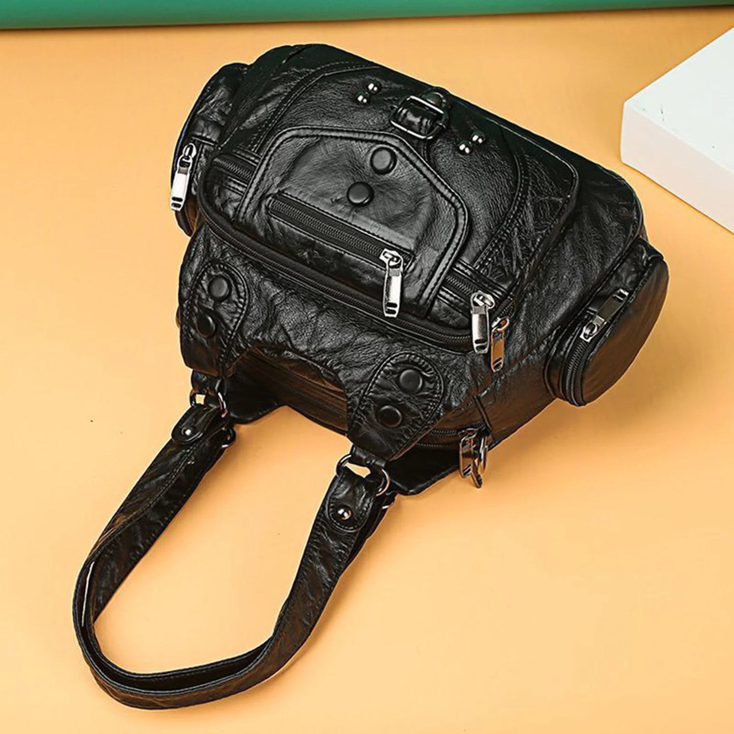 y2k Black Shoulder Bag