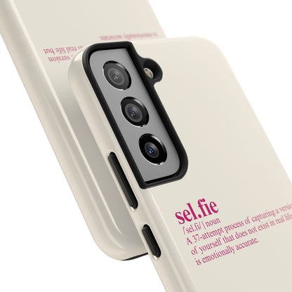 “selfie” Definition Minimalist Phone Case