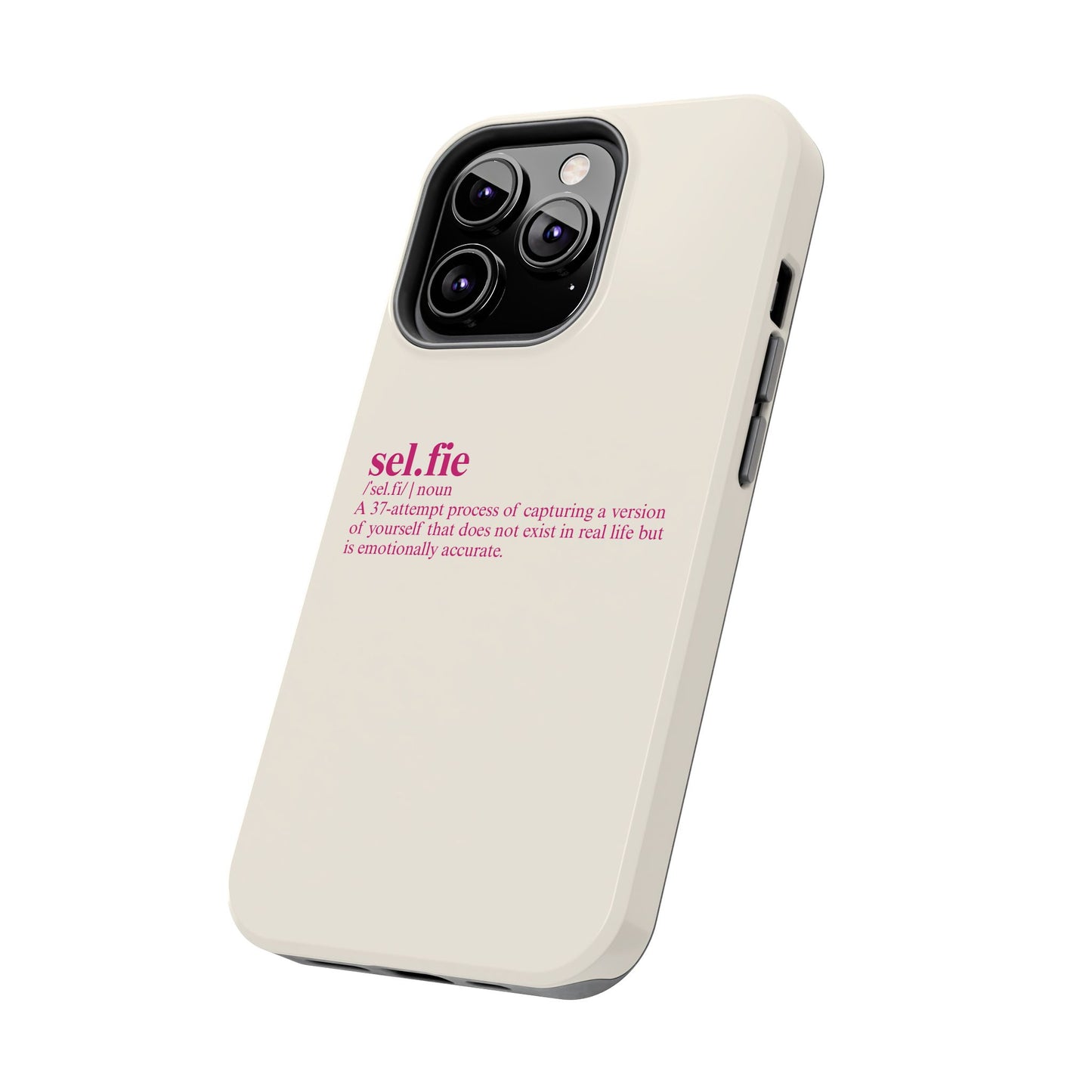 “selfie” Definition Minimalist Phone Case