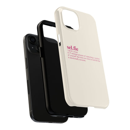 “selfie” Definition Minimalist Phone Case