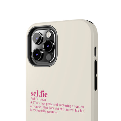 “selfie” Definition Minimalist Phone Case