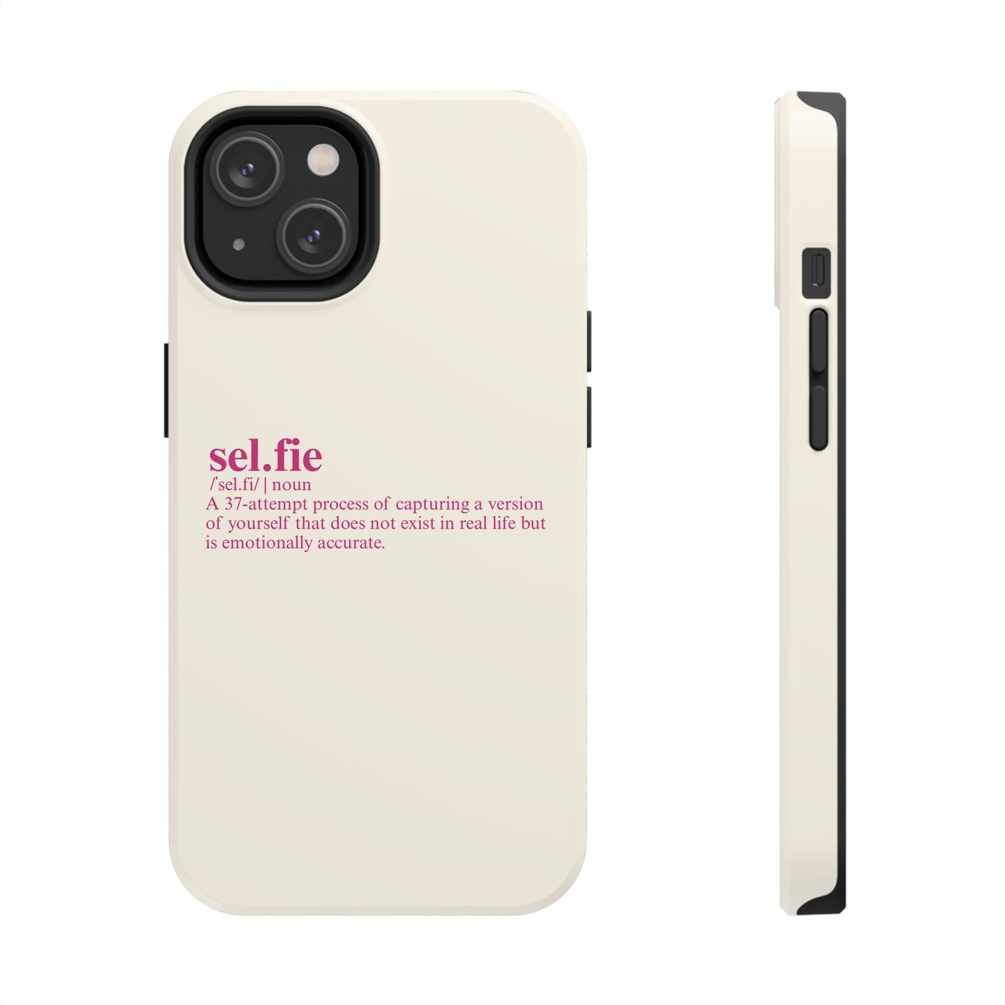 “selfie” Definition Minimalist Phone Case
