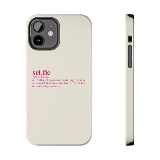 “selfie” Definition Minimalist Phone Case