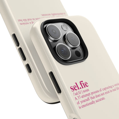 “selfie” Definition Minimalist Phone Case