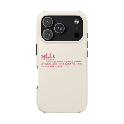 “selfie” Definition Minimalist Phone Case