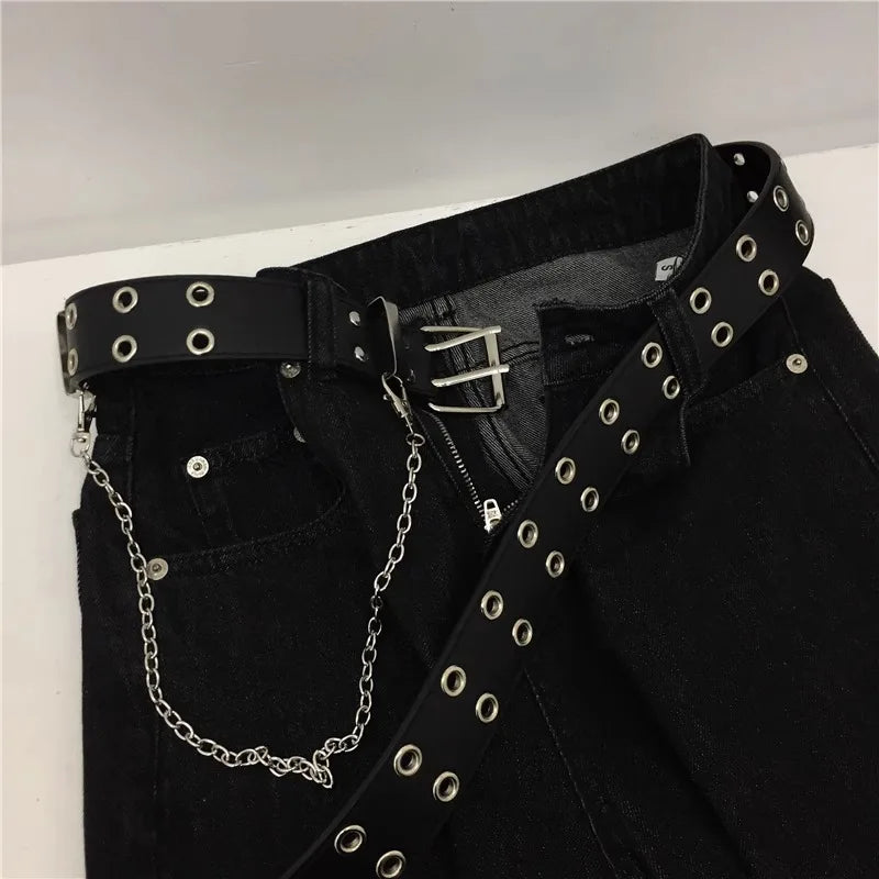 Retro Punk Chain Waist Belt