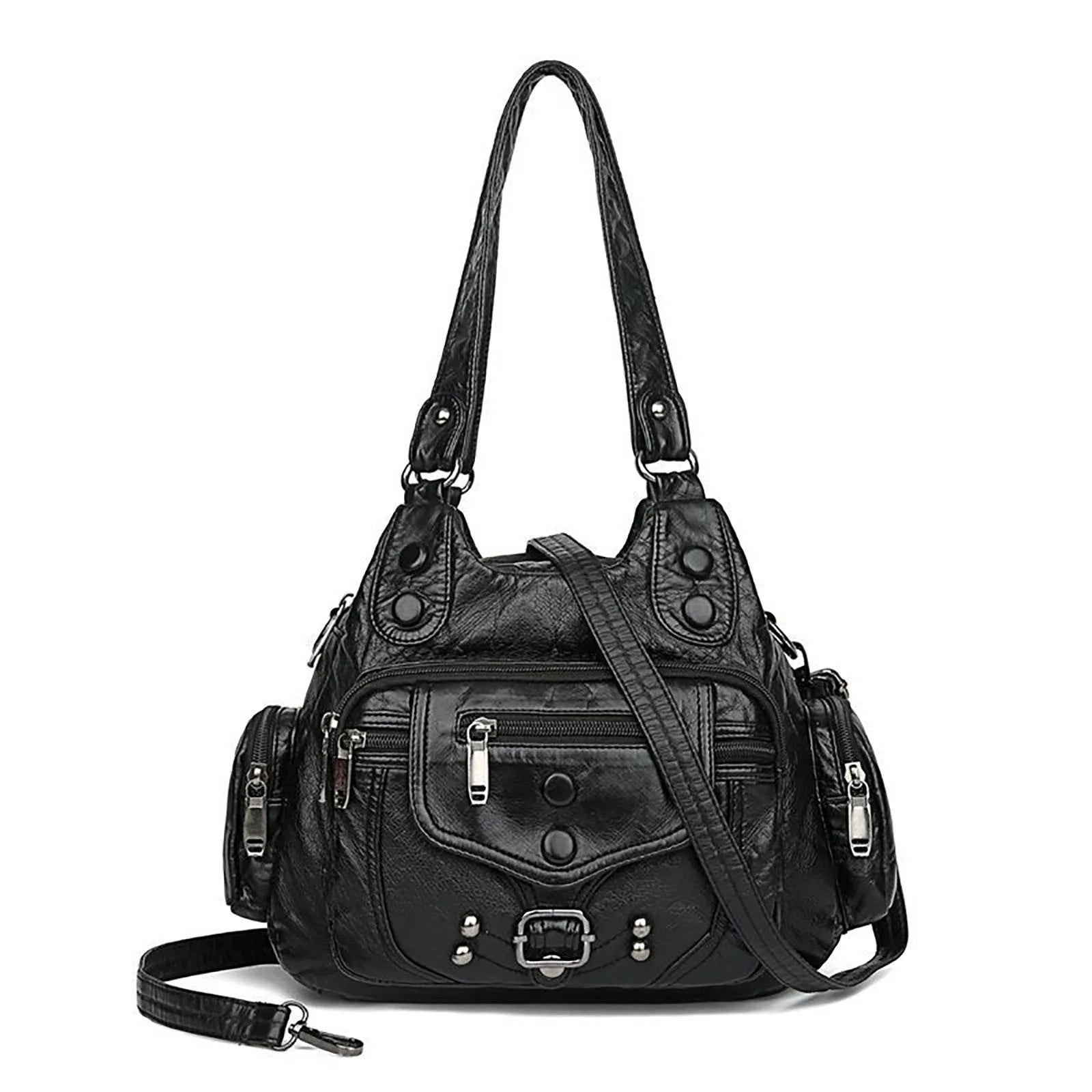 y2k Black Shoulder Bag